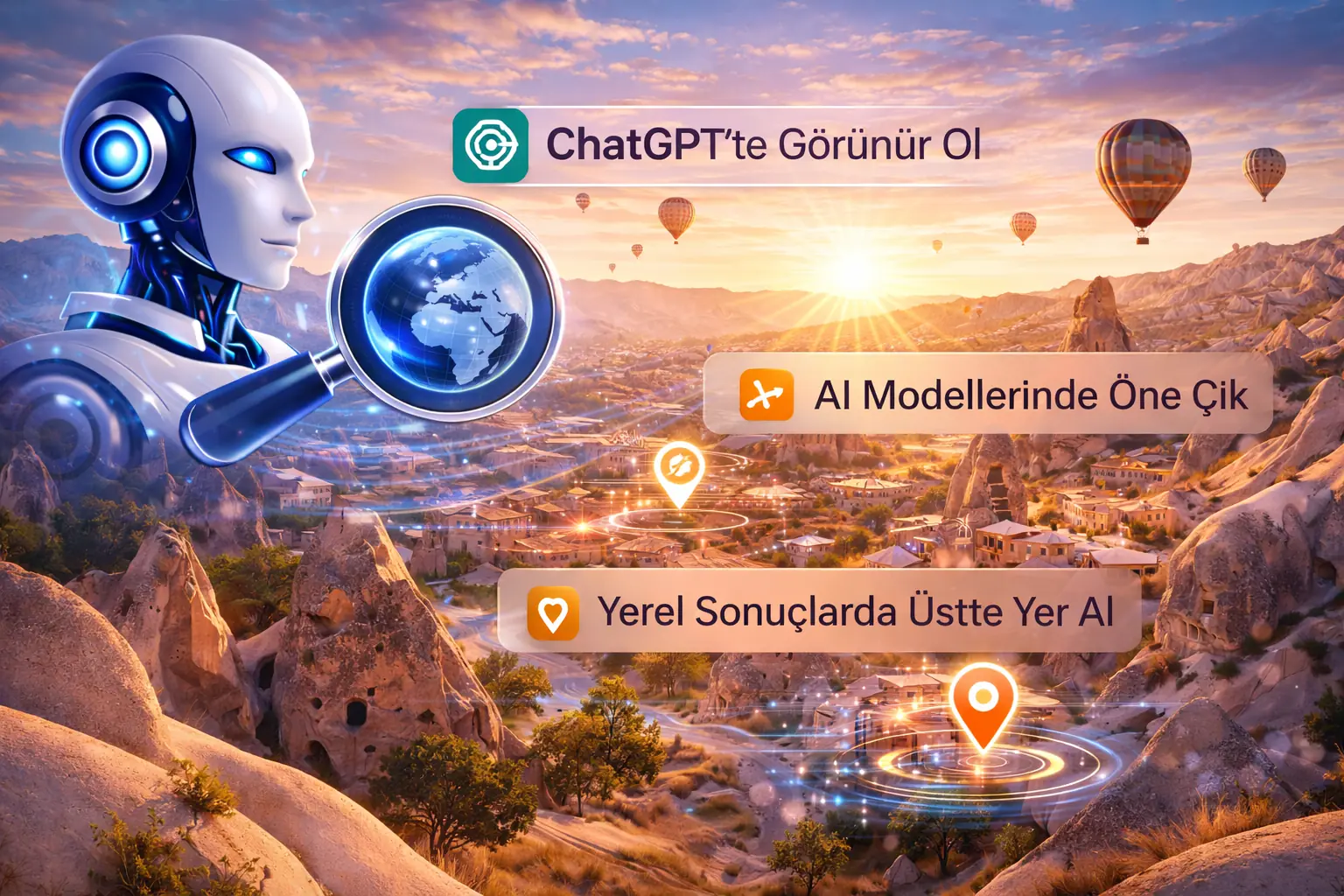 Turkiye saglik sektorunde AI cevap görünürlüğü
