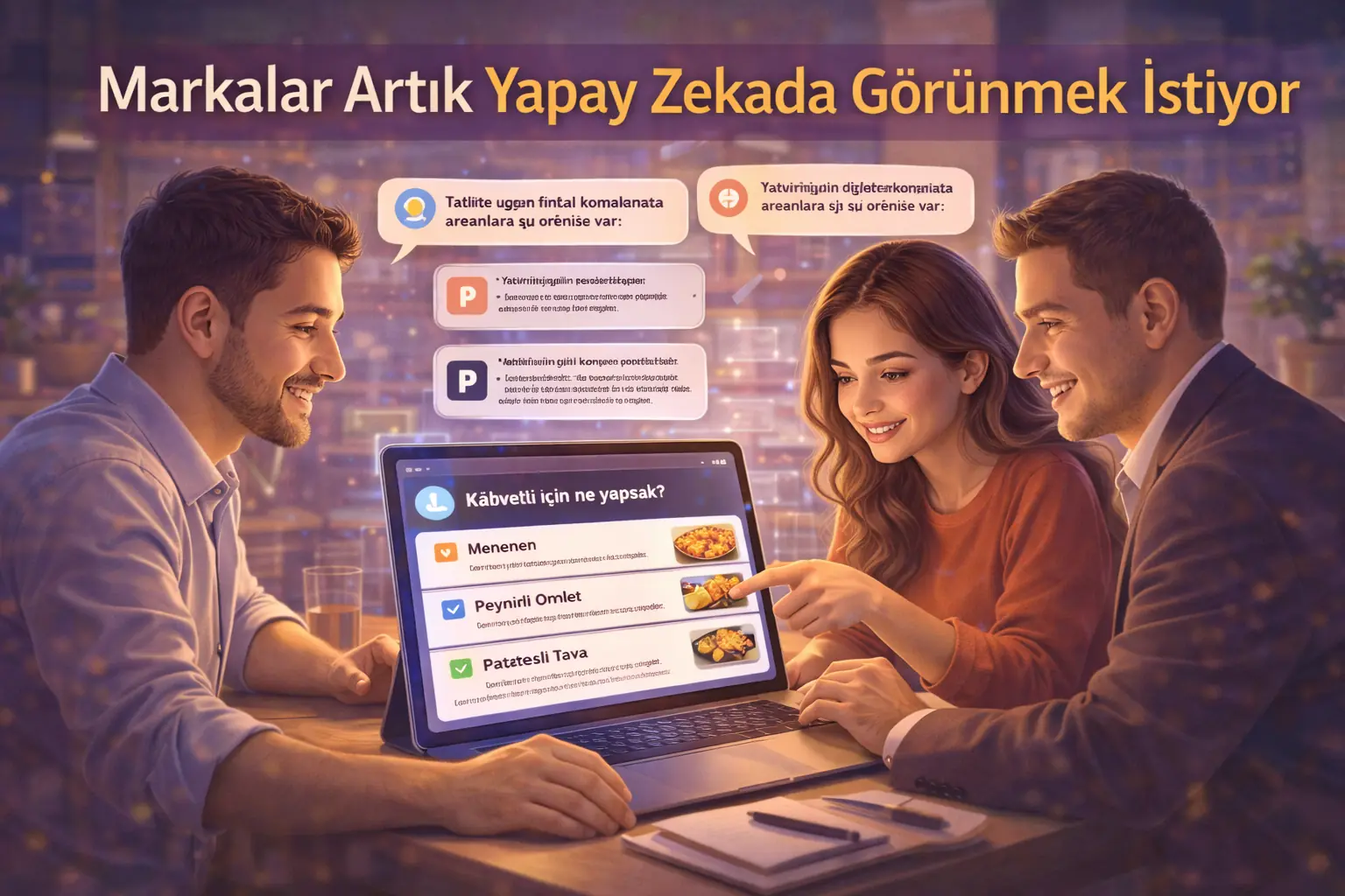 Turkiye pazar yerlerinde AI recommendation rekabeti
